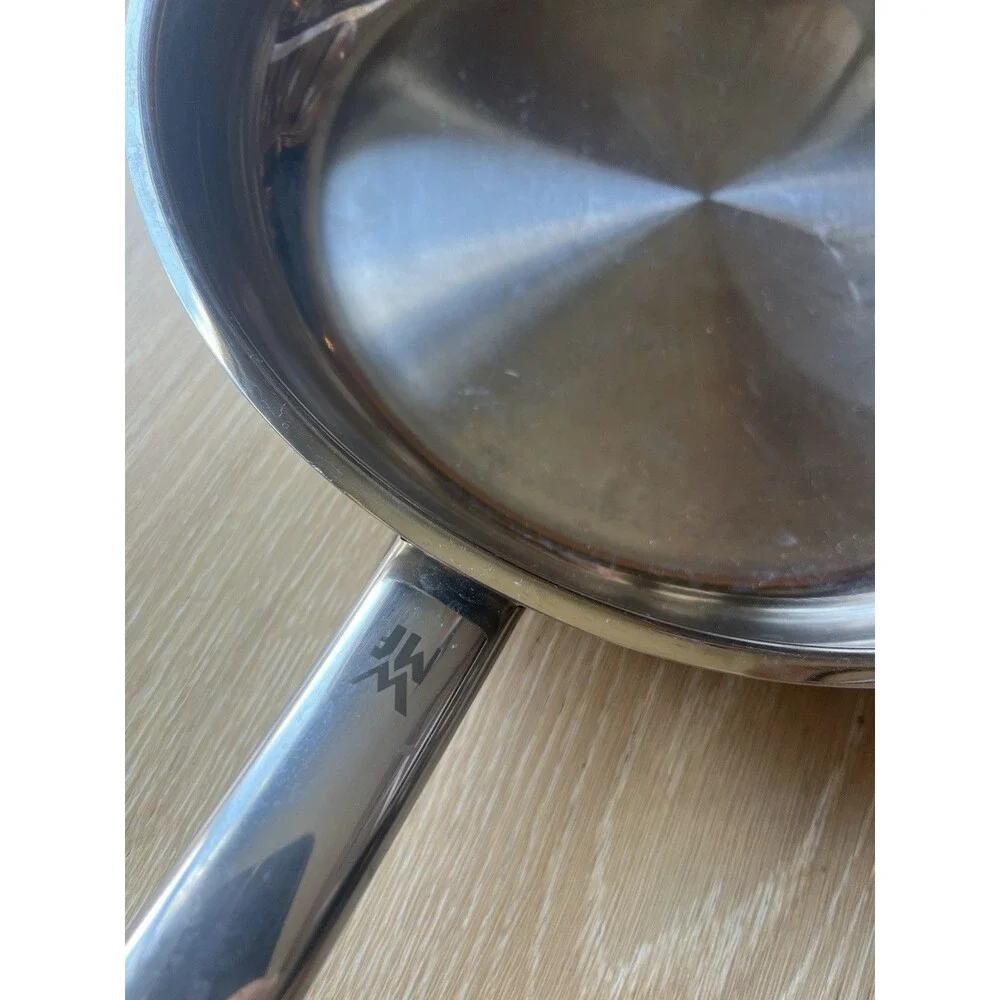 WMF Frying pan uncoated Ø 24cm Profi Made in Germany Pouring Rim Stainless Steel